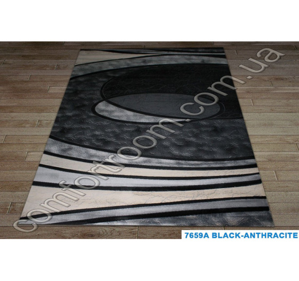 Килим Festival 7659 black-anthracite - Фото 1